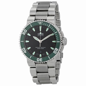 Oris Grey Automatic Watch #01-733-7653-4137-07-8-26-01PEB (Men Watch)