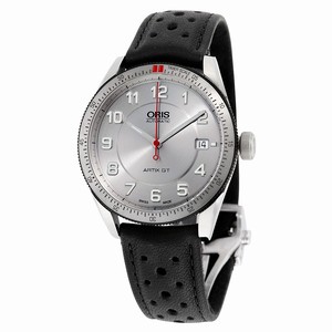 Oris Silver Automatic Watch #01-733-7671-4461-07-5-18-87FC (Men Watch)