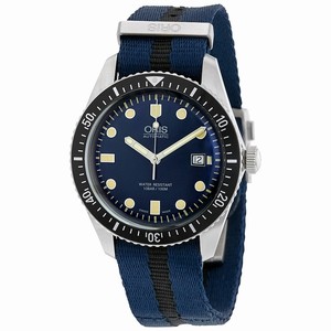 Oris Blue Automatic Watch #01-733-7720-4055-07-5-21-28FC (Men Watch)