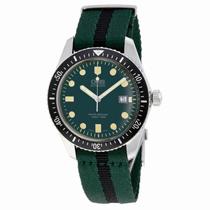 Oris Green Automatic Watch #01-733-7720-4057-07-5-21-25FC (Men Watch)