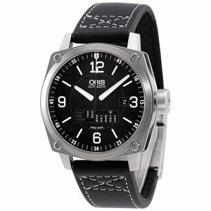 Oris Black Automatic Watch #01-735-7617-4164-07-5-22-58FC (Men Watch)