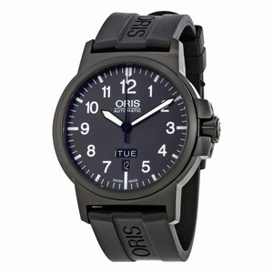 Oris Black Automatic Watch #01-735-7641-4733-07-4-22-05B (Men Watch)