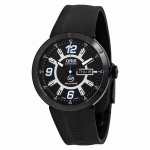 Oris Black Automatic Watch #01-735-7651-4765-07-4-25-06B (Men Watch)