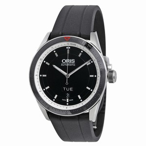 Oris Black Automatic Watch #01-735-7662-4154-07-4-21-20FC (Men Watch)