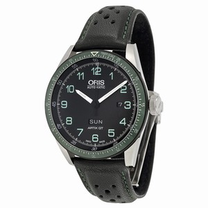 Oris Black Automatic Watch #01-735-7706-4494SET (Men Watch)