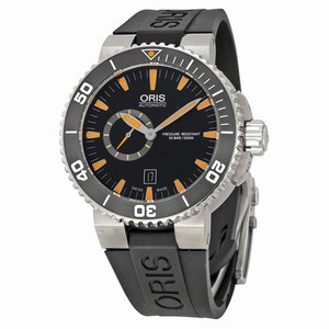 Oris Black Automatic Watch #01-743-7673-4159-07-4-26-34EB (Men Watch)