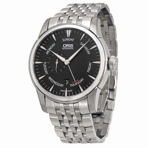 Oris Black Automatic Watch #01-745-7666-4054-07-8-23-77 (Men Watch)