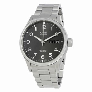 Oris Grey Automatic Watch #01-752-7698-4063-07-8-22-19 (Men Watch)