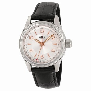 Oris Silver Automatic Watch #01-754-7679-4031-07-5-20-76FC (Men Watch)