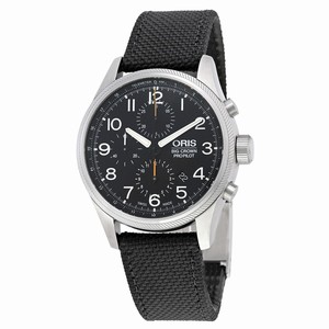 Oris Black Automatic Watch #01-774-7699-4134-07-5-22-15FC (Men Watch)