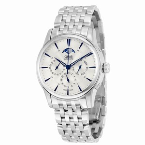 Oris Silver Automatic Watch #01-781-7703-4031-07-8-21-77 (Men Watch)