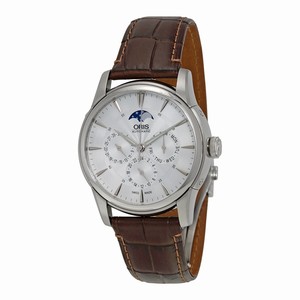 Oris Silver Automatic Watch #01-781-7703-4051-07-1-21-73FC (Men Watch)