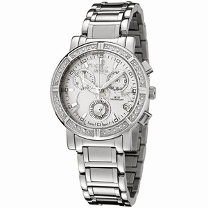 Invicta White Dial Stainless Steel Band Watch #0280 (Women Watch)