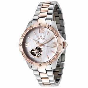 Invicta Mother Of Pearl Dial Stainless Steel Band Watch #0291 (Women Watch)