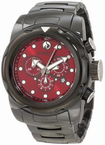 Invicta Red Dial Tungsten Band Watch #0317 (Men Watch)