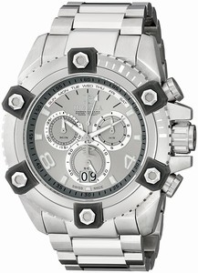 Invicta Silver Dial Stainless Steel Band Watch #0336 (Men Watch)