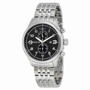 Invicta Black Quartz Watch #0369 (Men Watch)