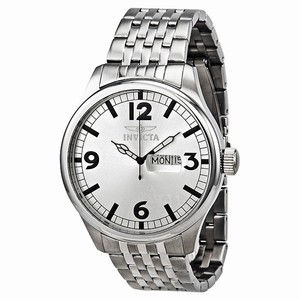 Invicta Silver Quartz Watch #0370 (Men Watch)