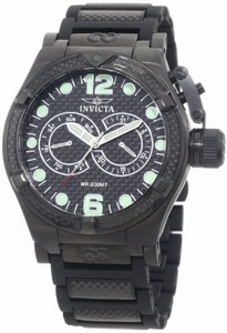 Invicta Quartz Black Ion Plated Stainless Steel Watch #0388 (Watch)