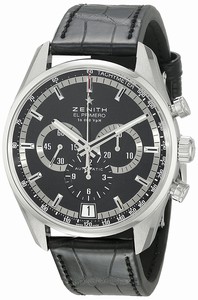 Zenith Swiss-Automatic Dial color Black Watch # 03.2040.400/21.c496 (Men Watch)