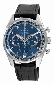 Zenith Swiss-Automatic Dial color Blue Watch # 03.2041.400/51.c496 (Men Watch)