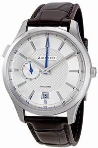 Zenith Automatic self wind Dial color Silver Watch # 03.2130.682/02.C498 (Men Watch)