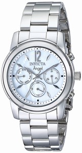 Invicta Mother Of Pearl Dial Stainless Steel Band Watch #0463 (Women Watch)