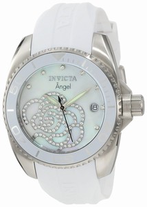 Invicta Mother Of Pearl Dial Stainless Steel Band Watch #0486 (Women Watch)