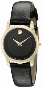 Movado Swiss quartz Dial color Black Watch # 0606877 (Women Watch)