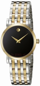 Movado Swiss automatic Dial color Black Watch # 0607011 (Women Watch)