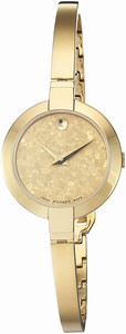 Movado Swiss quartz Dial color Gold Watch # 0607018 (Women Watch)