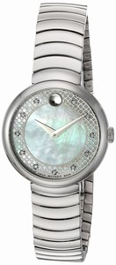 Movado Swiss quartz Dial color Mother of pearl Watch # 0607044 (Women Watch)