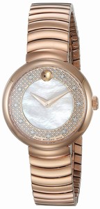 Movado Swiss quartz Dial color Mother of pearl Watch # 0607046 (Women Watch)