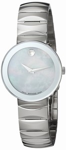 Movado Swiss quartz Dial color Mother of pearl Watch # 0607048 (Women Watch)