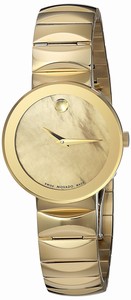Movado Swiss quartz Dial color Mother of pearl Watch # 0607049 (Women Watch)