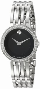 Movado Swiss quartz Dial color Black Watch # 0607052 (Women Watch)