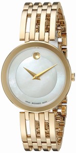 Movado Swiss quartz Dial color Mother of pearl Watch # 0607054 (Women Watch)