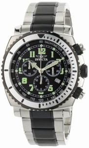 Invicta Swiss Quartz Black Watch #0618 (Men Watch)