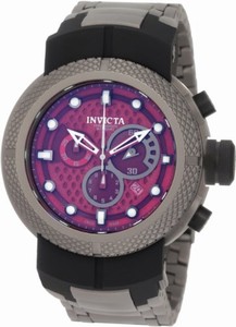 Invicta Flame-Fusion Crystal; Titanium Case And Bracelet Titanium Watch #0673 (Watch)