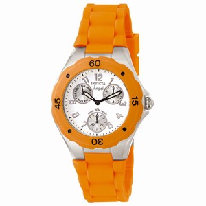 Invicta White Dial Luminous Watch #0696 (Women Watch)