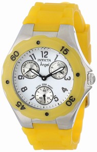 Invicta White Dial Rubber Watch #0700 (Women Watch)