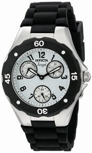 Invicta White Dial Plastic Band Watch #0733 (Women Watch)