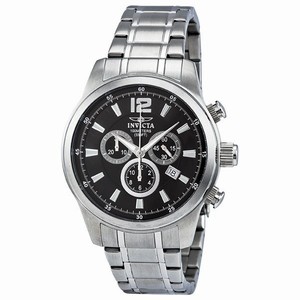 Invicta Black Quartz Watch #0790 (Men Watch)