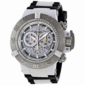 Invicta White Quartz Watch #0924 (Men Watch)