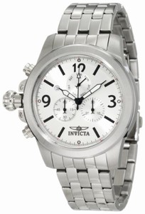 Invicta Swiss Quartz Silver Watch #10056 (Men Watch)