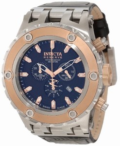 Invicta Swiss Quartz Black Watch #10080 (Men Watch)