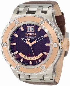 Invicta Swiss Quartz Brown Watch #10090 (Men Watch)