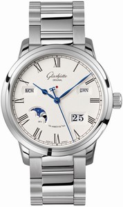 Glashutte Original Silver Automatic Watch # 100-02-22-12-14 (Men Watch)