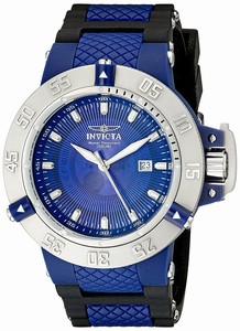 Invicta Blue Dial Stainless Steel Band Watch #10104 (Men Watch)