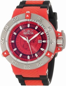 Invicta Swiss Quartz Red Watch #10106 (Men Watch)